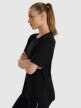 Damski t-shirt oversize 4F 4FRAW25TTSHF3408 - czarny