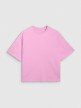Damski t-shirt oversize 4F 4FRSS25TTSHF2792 - różowy