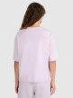 mini: Damski t-shirt oversize 4F 4FWAW25TTSHF2350 - fioletowy (4)