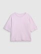 mini: Damski t-shirt oversize 4F 4FWAW25TTSHF2350 - fioletowy (5)