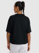 Damski t-shirt oversize z nadrukiem 4F 4FRSS25TTSHF2979 - czarny