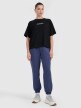 mini: Damski t-shirt oversize z nadrukiem 4F 4FWAW25TTSHF2323 - czarny (4)