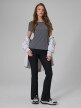 mini: Damski t-shirt slim 4F 4FRSS26TTSHF3628 - szary (2)