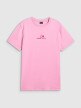 mini: Damski t-shirt z nadrukiem 4F 4FRAW25TTSHF3411 - różowy (1)