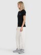 Damski t-shirt z nadrukiem 4F 4FRSS25TTSHF2693 - czarny