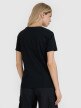 Damski t-shirt z nadrukiem 4F 4FRSS25TTSHF2786 - czarny
