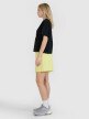 Damski t-shirt z nadrukiem 4F 4FRSS25TTSHF2974 - czarny