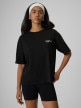 mini: Damski t-shirt z nadrukiem 4F 4FRSS26TTSHF3794 - czarny (2)