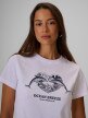 mini: Damski t-shirt z nadrukiem 4F 4FRSS26TTSHF4019 - biały (3)