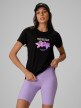 Obrazek dla: 4F Damski tshirt z nadrukiem 4F 4FRSS26TTSHF4028  czarny Czarny