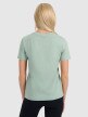 mini: Damski t-shirt z nadrukiem 4F 4FWAW25TTSHF3117 - zielony (6)