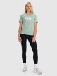 mini: Damski t-shirt z nadrukiem 4F 4FWAW25TTSHF3117 - zielony (5)