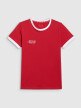 mini: Damski t-shirt z nadrukiem 4F 4FWSS26TTSHF2725 - czerwony (7)