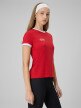mini: Damski t-shirt z nadrukiem 4F 4FWSS26TTSHF2725 - czerwony (3)
