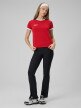 mini: Damski t-shirt z nadrukiem 4F 4FWSS26TTSHF2725 - czerwony (2)