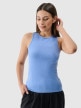 Damski top basic 4F 4FRSS24TSLEF134 - niebieski