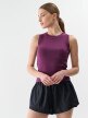 Damski top basic 4F 4FWMM00TSLEF132 - fioletowy