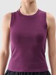 Damski top basic 4F 4FWMM00TSLEF132 - fioletowy