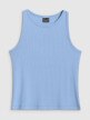 4F Damski top basic 4F 4FWMM00TSLEF132  niebieski Niebieski