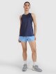 Damski top do biegania 4F 4FWSS25TFSLF427 - granatowy