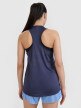 Damski top do biegania 4F 4FWSS25TFSLF427 - granatowy