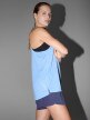 Damski top do biegania 4F 4FWSS25TFSLF427 - niebieski