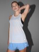 Damski top do biegania 4F 4FWSS25TFSLF427 - szary