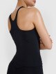 Damski top do jogi 4F 4FWSS25TFSLF428 - czarny