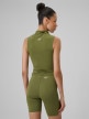 mini: Damski top do jogi 4F 4FWSS26TFSLF0885 - zielony (7)