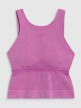mini: Damski top do jogi i pilatesu 4f 4FWAW25TFSLF578 - różowy (7)