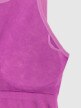 mini: Damski top do jogi i pilatesu 4f 4FWAW25TFSLF578 - różowy (9)