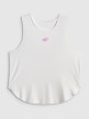 mini: Damski top treningowy 4F 4FRSS26TFSLF1103 - biały (7)