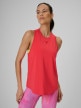  4F Damski top treningowy 4F 4FRSS26TFSLF1243  koralowy Koralowy