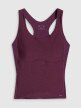 mini: Damski top treningowy 4F 4FWAW25TFSLF573 - fioletowy (7)