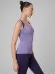 mini: Damski top treningowy 4F 4FWSS26TFSLF0766 - fioletowy (3)