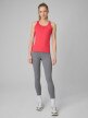 mini: Damski top treningowy 4F 4FWSS26TFSLF0766 - koralowy (5)