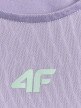mini: Damski top treningowy 4F 4FWSS26TFSLF743 - fioletowy (9)