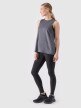 mini: Damski top treningowy ciążowy 4F 4FWSS24TFTSF863 - szary (4)
