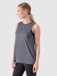 mini: Damski top treningowy ciążowy 4F 4FWSS24TFTSF863 - szary (2)