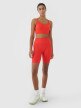 4F Damskie kolarki treningowe 4F 4FRSS25TFSTF075  czerwone Czerwony