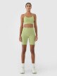 Damskie kolarki treningowe 4F 4FWSS25TFSTF014 - zielone