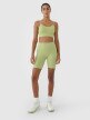 Damskie kolarki treningowe 4F 4FWSS25TFSTF014 - zielone
