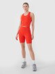 4F Damskie kolarki treningowe 4F 4FWSS25TFSTF016  czerwone Czerwony