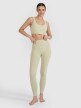 4F Damskie legginsy do jogi 4F 4FWSS25TFTIF323  zielone Zielony