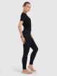 Damskie legginsy do jogi i pilatesu 4F 4FWAW25TFTIF369 - czarne
