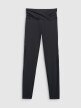 Damskie legginsy do jogi i pilatesu 4F 4FWAW25TFTIF369 - czarne