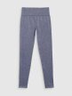 4F Damskie legginsy do jogi i pilatesu 4F 4FWAW25TFTIF407  niebieskie Niebieski