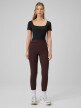 mini: Damskie legginsy dzianinowe 4F 4FRSS26TTIGF324 - brązowe (6)