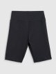 mini: Damskie legginsy kolarki dzianinowe 4F 4FWSS26TSTIF017 - czarne (6)
