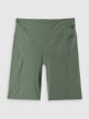 mini: Damskie legginsy kolarki trekkingowe 4F 4FWSS26TFSTF067 - khaki (7)